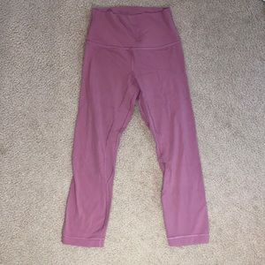 lululemon align high-rise crop 23' pink